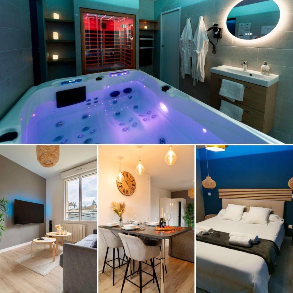 Escapade Relaxante - Spa - Jacuzzi - Sauna - Prives L'Isle-Adam Exterior photo
